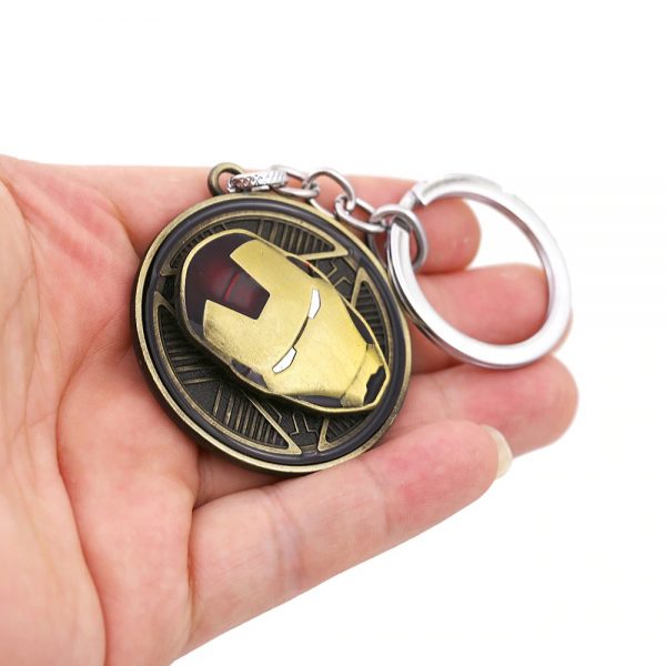 Rotating Iron Man Keychain