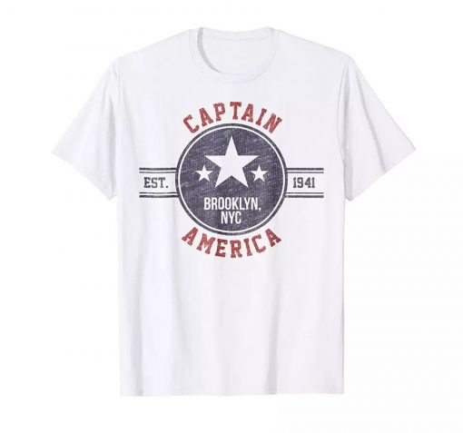 Marvel Captain America Brooklyn T-Shirt - marvelofficial.com