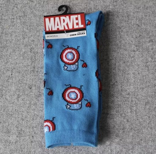 Marvel Socks - Marvel Puppet Captain America Crew Socks