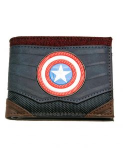 Captain America Bi-Fold Wallet product info - marvelofficial.com