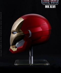 Metal Electronic Mark 46 Iron Man Helmet 1:1 Replica - Marvelofficial.com