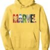 Marvel yellow logo colors hoodie - marvelofficial.com