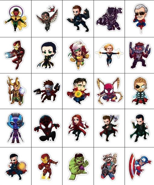 Marvel Superhero Stickers 100 Pcs - Image 3