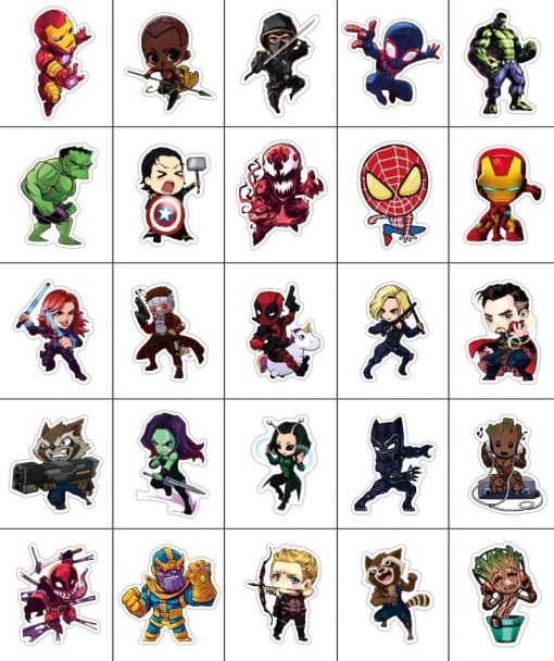 Marvel Superhero Stickers 100 Pcs - Image 5