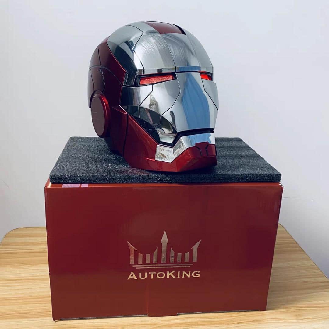 Iron man kids bike 2024 helmet