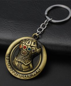 gold Thanos Infinite Power Keychain - Marvelofficial.com