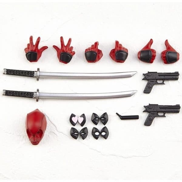 Figurine Deadpool En Armure Articulée – 16 Cm – Neuve Sous Emballage