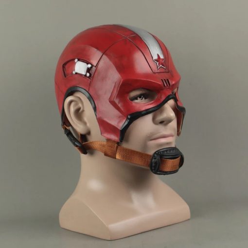 Red Guardian Mask Prop Replica - Image 3