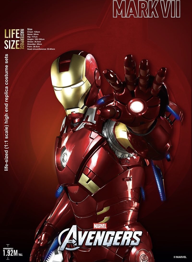 Wearable Iron Man Mk 7 Suit - Deluxe Edition - Marvel Official