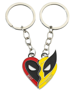 Deadpool Wolverine friends keychain - marvelofficial.com - marvel official