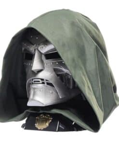 Fantastic Four Marvel Legends Series Doctor Doom Roleplay Helmet - detail view - marvelofficial.com - marvel prop replica