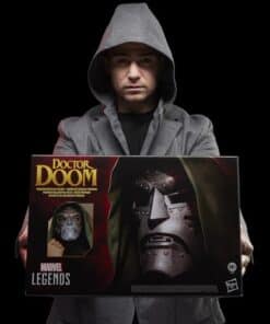 Fantastic Four Marvel Legends Series Doctor Doom Roleplay Helmet - detail view - marvelofficial.com - marvel prop replica
