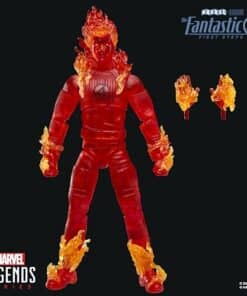 Marvel Legends Series Human Torch Action Figure - detail view - marvelofficial.com - marvel prop replica