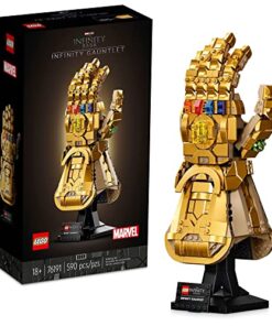LEGO Marvel Thanos Infinity Gauntlet Glove with Infinity Stones 590 pieces - marvelofficial.com - best marvel replica