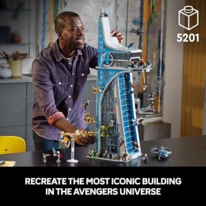 LEGO Marvel Avengers Tower Building Kit 5,201 pieces - marvelofficial.com - best marvel replica