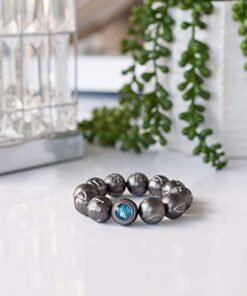 Black Panther Kimoyo Blue Bead Bracelet Prop Replica - marvelofficial.com - best marvel replica