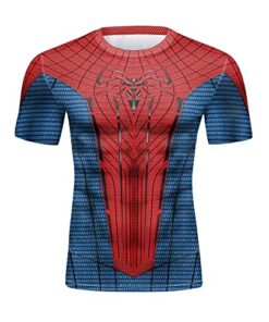 Spider-Man Compression Gym T-Shirt - marvelofficial.com - best marvel prop replica