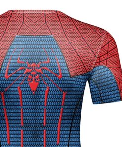 TIMWOODER Mens 3D Print Compression Gym Shirt - detail view - marvelofficial.com - best marvel prop replica