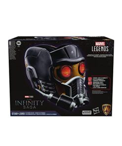 StarLord Marvel Legends Series Electronic Helmet with Light and Sound FX - detail view - marvelofficial.com - best marvel prop replica