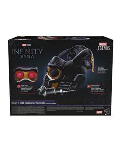 StarLord Marvel Legends Series Electronic Helmet with Light and Sound FX - detail view - marvelofficial.com - best marvel prop replica