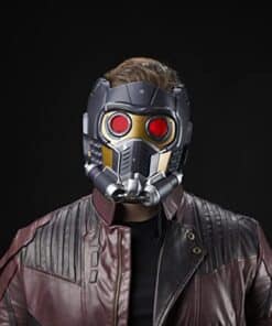 StarLord Marvel Legends Series Electronic Helmet with Light and Sound FX - detail view - marvelofficial.com - best marvel prop replica