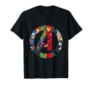 Marvel Avengers A Logo T-Shirt - marvelofficial.com - marvel prop replica