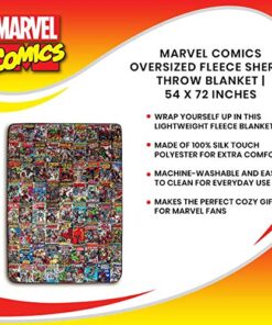 Marvel Superhero Sherpa Blanket 54×72in - marvelofficial.com - best marvel replica