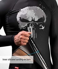 The Punisher Gym Compression Long Sleeve - marvelofficial.com - best marvel replica